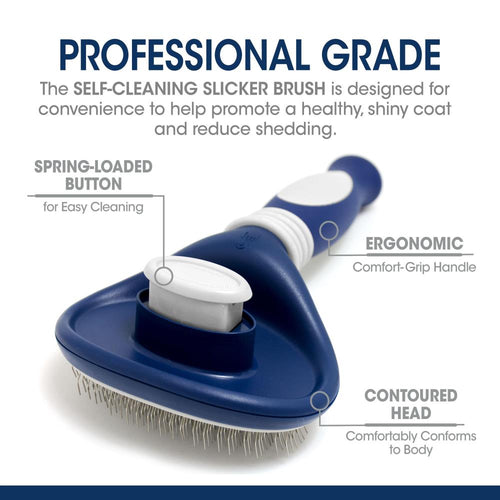 Four Paws Magic Coat® Professional Series Self-Cleaning Slicker Brush