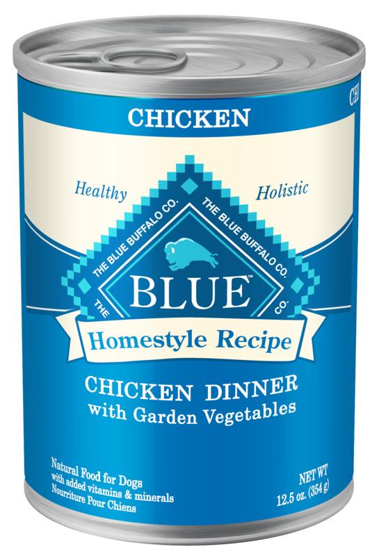 Blue Buffalo Homestyle Recipe Chicken Dinner with Garden Vegetables & Brown Rice Canned Dog Food