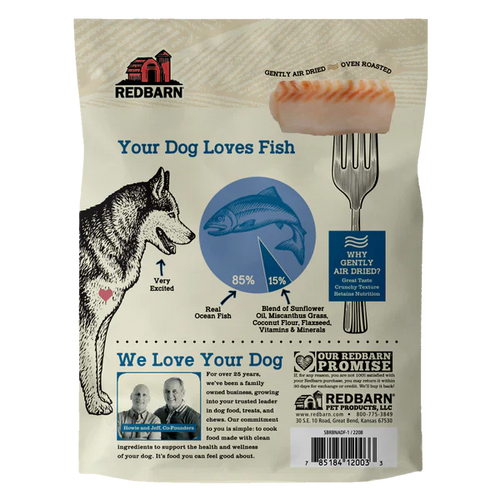 Redbarn Air Dried Fish Recipe Dog Food