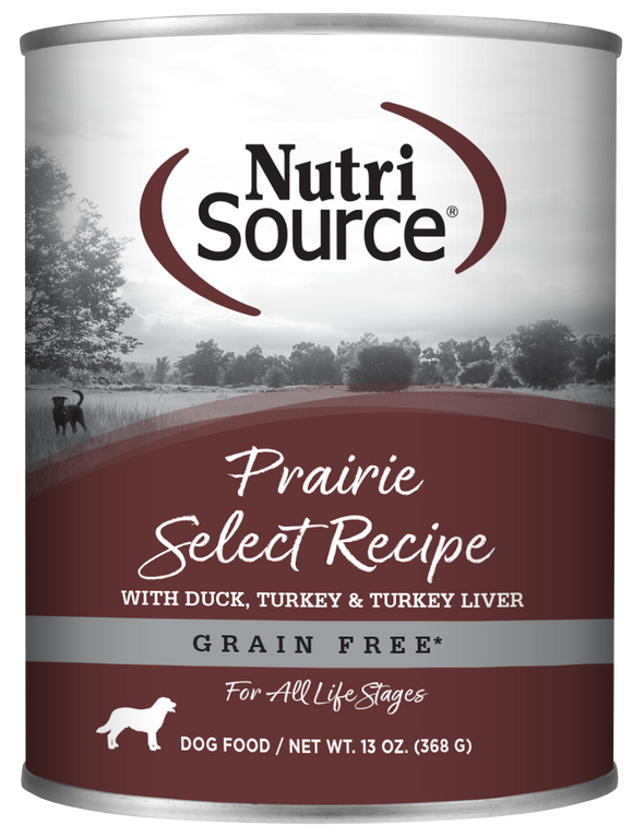 NutriSource® Prairie Select Healthy Grain Free Wet Dog Food