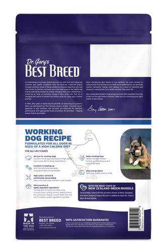 Dr. Gary's Best Breed Working Dog Recipe