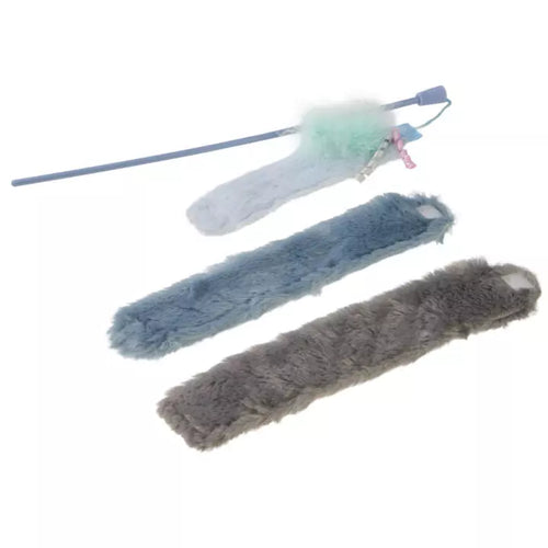 Petlinks® Instincts Secret Swinger™ Breakaway Crinkle Plush Extra Long Wand Cat Toy with HappyNip™ Silvervine & Catnip