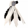 Petlinks® Instincts Zingy Zebra™ Feathered Toss and Chase Cat Toy with HappyNip™ Silvervine & Catnip