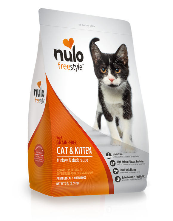 Nulo FreeStyle High-Meat Turkey & Duck Recipe Dry Cat & Kitten Food