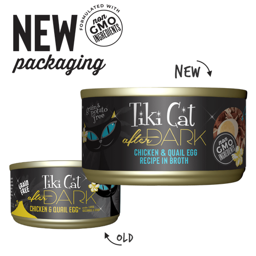 Tiki Cat® After Dark™ Whole Foods Chicken & Quail Egg Recipe in Broth Cat Food