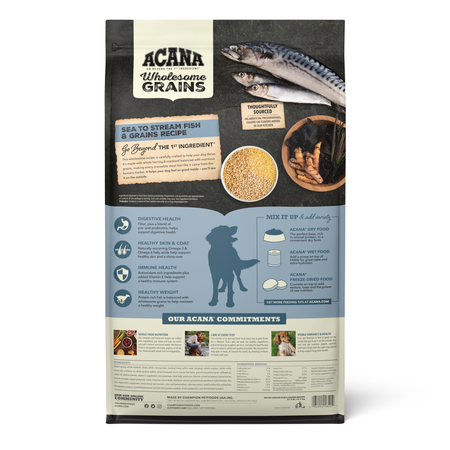 ACANA Wholesome Grains Sea to Stream Fish & Grains Recipe Dry Dog Food