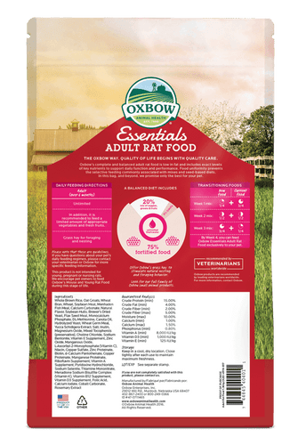 Oxbow Essentials - Adult Rat Food