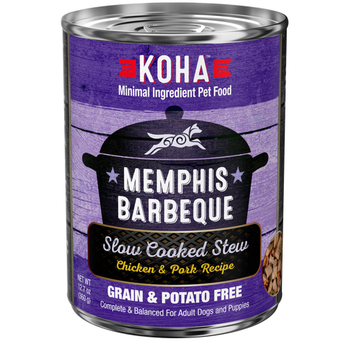 Koha Memphis Barbeque Slow Cooked Stew Chicken & Pork Recipe for Dogs