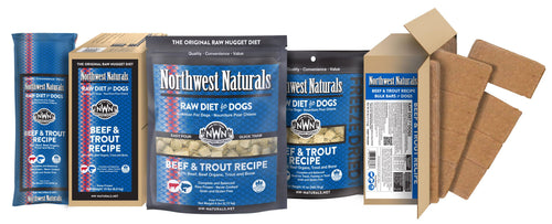 Northwest Naturals Recipe Bulk Dinner Bar Raw Frozen Dog Food