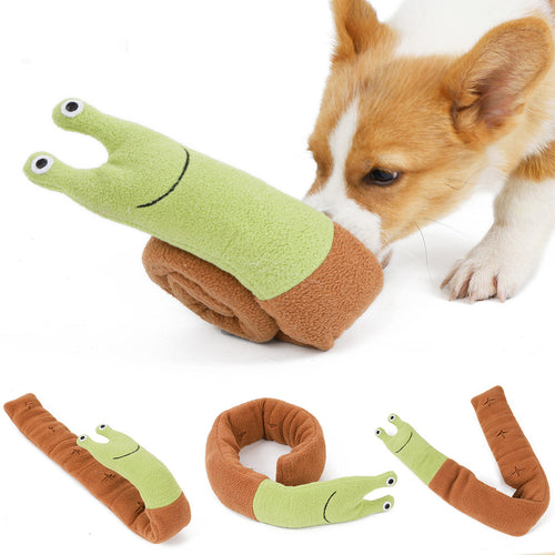 Injoya Snail Rollup Snuffle Toy for Dogs