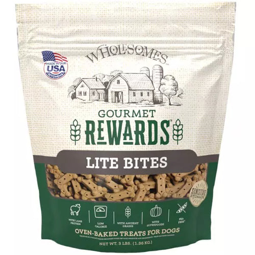 Wholesomes Gourmet Rewards Lite Bites For Dogs