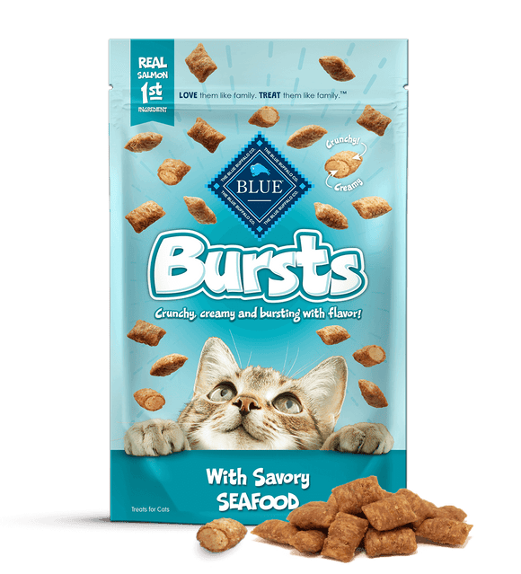 BLUE™ Bursts Savory Seafood Cat Treats