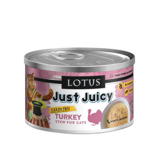 Lotus Just Juicy Stew Turkey Recipe for Cats